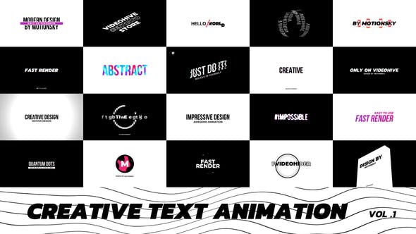 Creative Text Animation | Premiere Pro Videohive 27807086 Download Quick