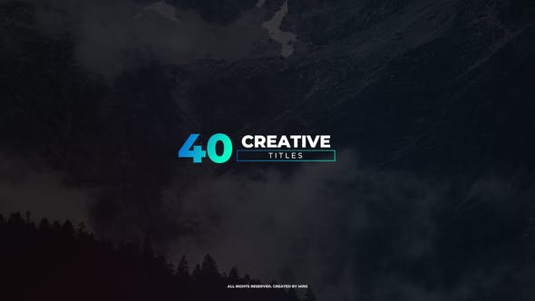 Creative Titles - 23005483 Download Videohive