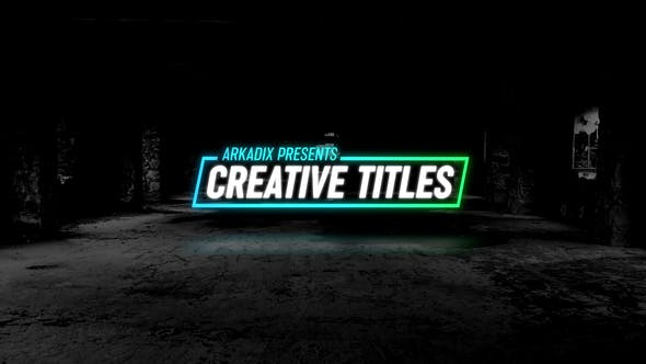 Creative Titles 4k - Download 24925851 Videohive