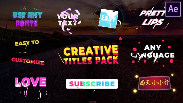 Creative Titles | After Effects - Download 25870462 Videohive