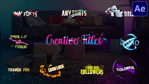 Creative Titles | After Effects - Download 31980853 Videohive