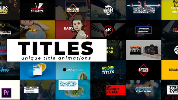 Creative Titles Auto Resizing Titles and Lower Thirds - 21750848 Download Videohive