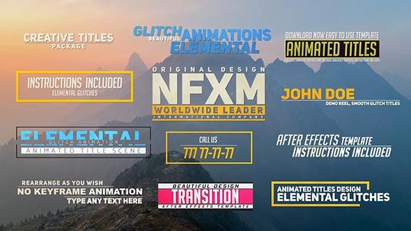 Creative Titles - Download Videohive 20163797