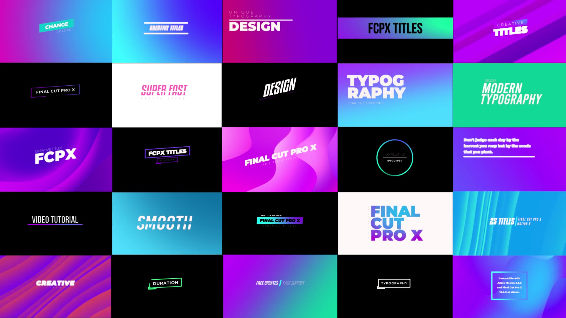 Creative Titles | FCPX Videohive 24418181 Apple Motion Image 12