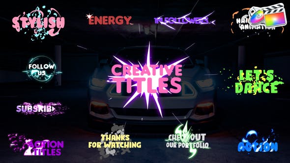 Creative Titles | FCPX - Download Videohive 34103239