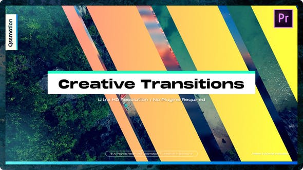 Creative Transitions For Premiere Pro - Videohive Download 34320546