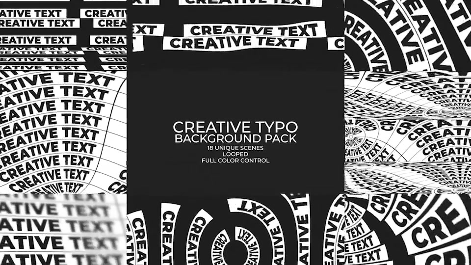 Creative Typo Background Pack Videohive 32980249 Apple Motion Image 10