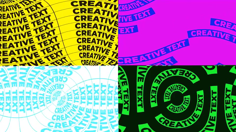 Creative Typo Background Pack Videohive 32980249 Apple Motion Image 7