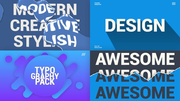 Creative Typography Pack - Download Videohive 25631260
