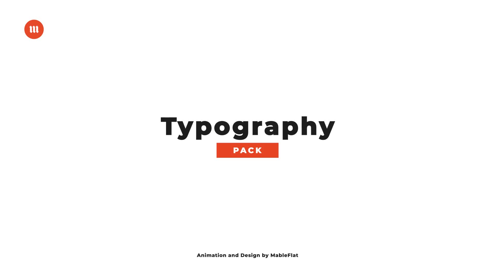Creative Typography Pack Videohive 23018916 After Effects Image 1