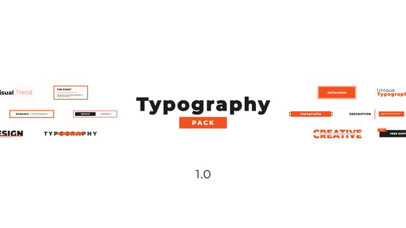 Creative Typography Pack - Videohive 23018916 Download