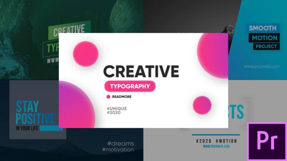Creative Typography Premiere Pro - Download Videohive 26180976