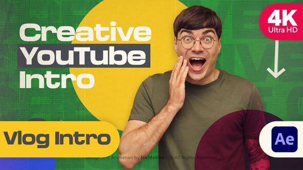 Creative YouTube Intro || Vlog Intro - Videohive Download 36200484