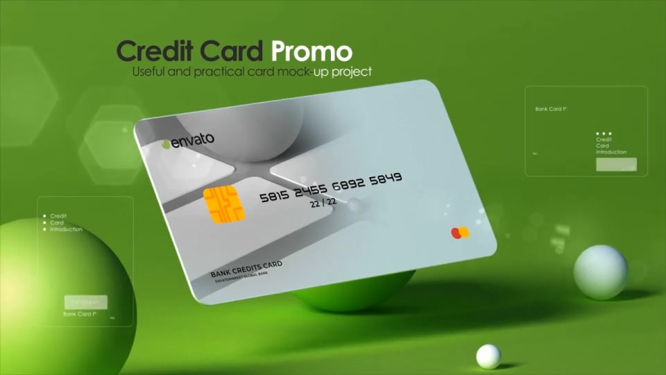 Credit Card Introduction Videohive 38752283 After Effects Image 3