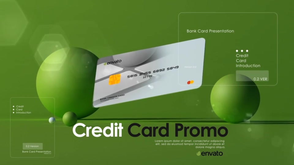 Credit Card Introduction Videohive 38752283 After Effects Image 8