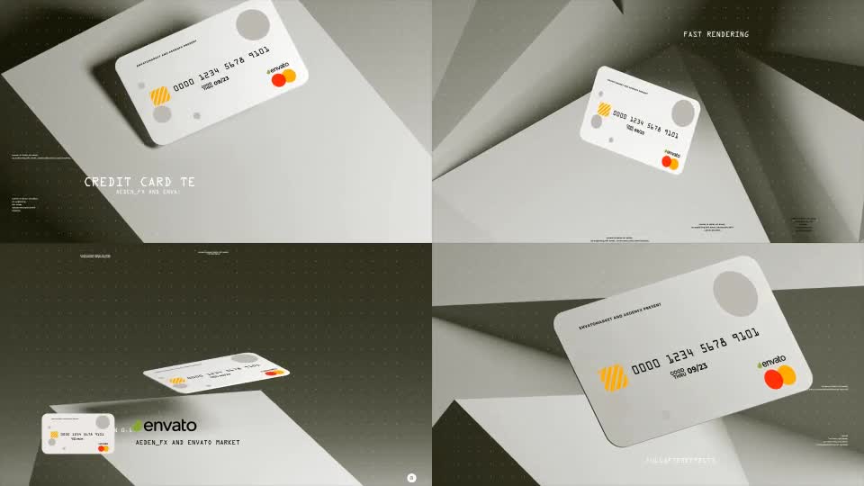 Credit Card Promo Videohive 40418659 After Effects Image 1