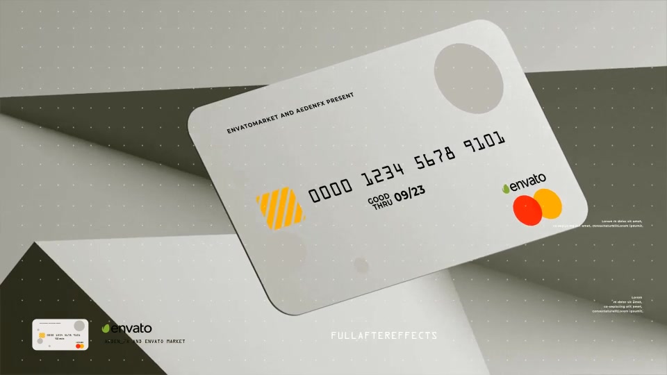 Credit Card Promo Videohive 40418659 After Effects Image 5
