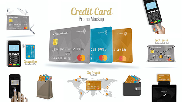 Credit Card Promo Mock up - Download Videohive 20535580