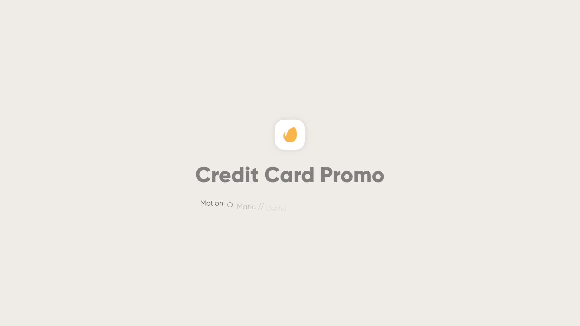 Credit Card Promo Videohive 33703415 Apple Motion Image 1