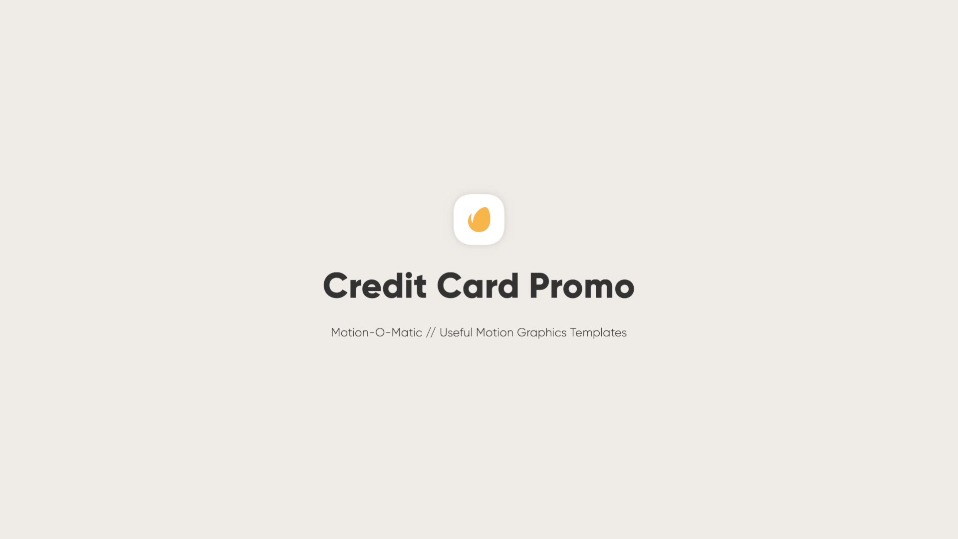Credit Card Promo Videohive 33703415 Apple Motion Image 2