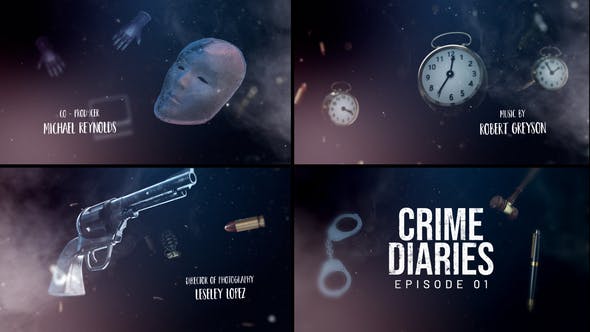 Crime Diaries Title Sequence - 38404236 Download Videohive