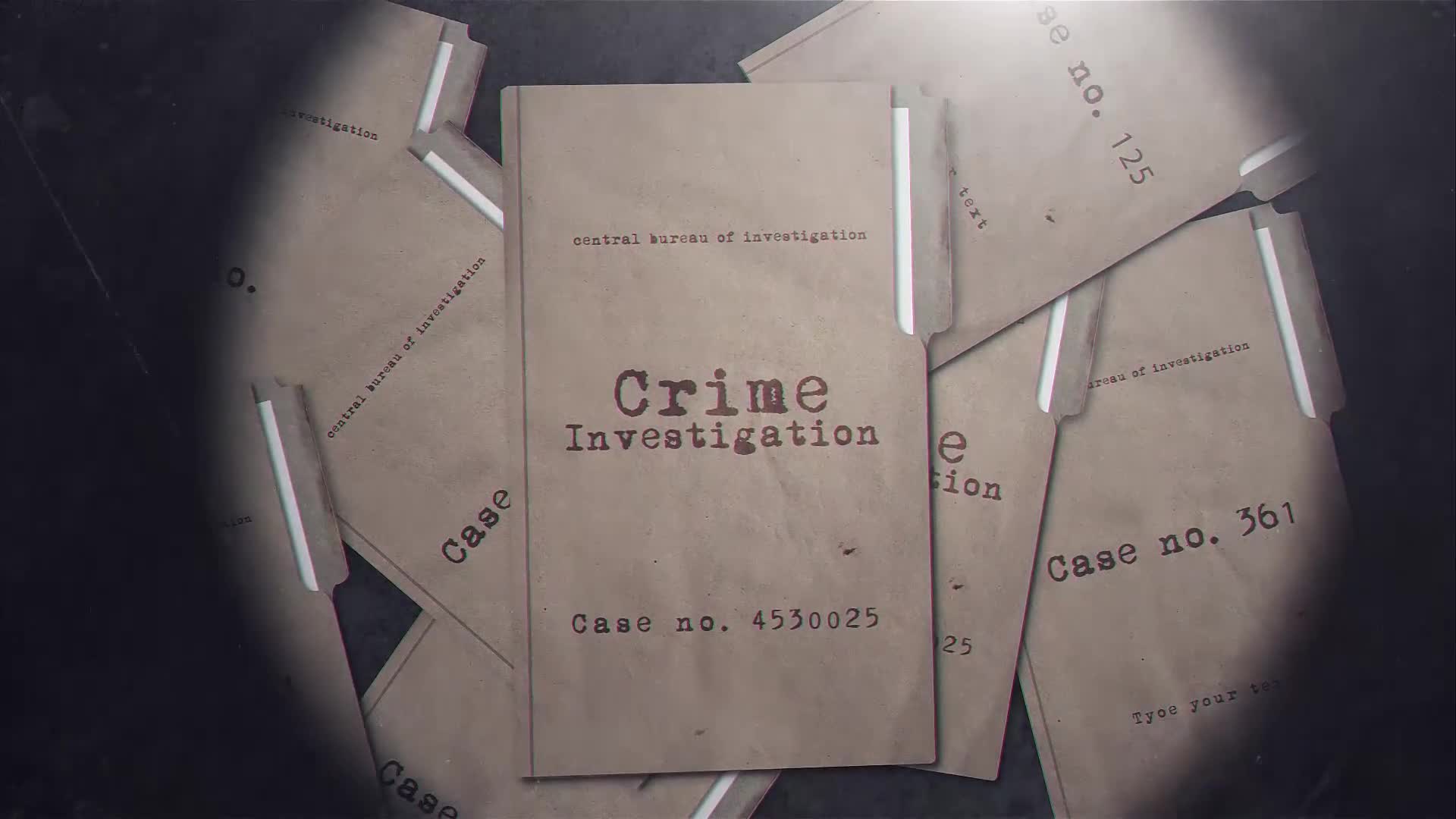 Crime Investigation Videohive 25513658 After Effects Image 1