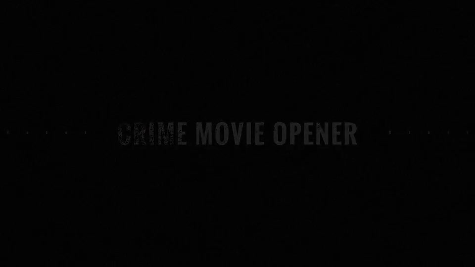 Crime Movie | Opener - Download Videohive 16829871