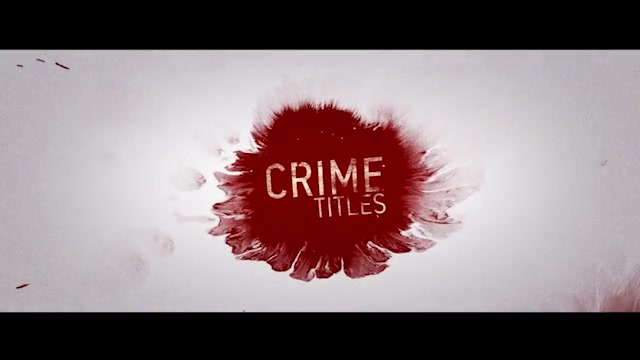 Crime Titles - Download Videohive 9910640