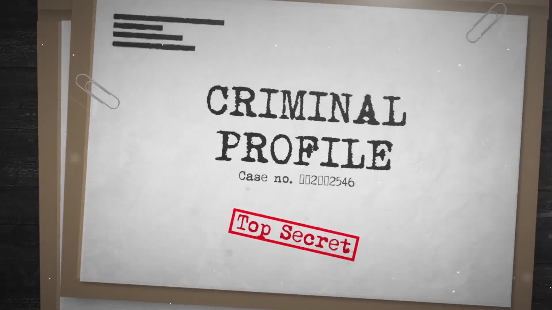 Criminal Profile Videohive 36290505 DaVinci Resolve Image 12