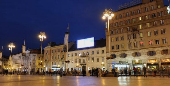 Crowd in The Main Square  - 8922670 Download Videohive