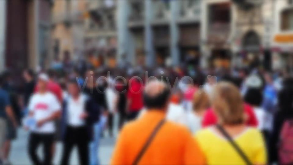 Crowded People On Street  Videohive 3327855 Stock Footage Image 10