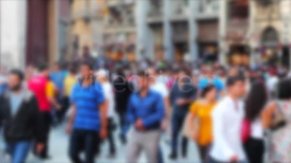 Crowded People On Street  Videohive 3327855 Stock Footage Image 2