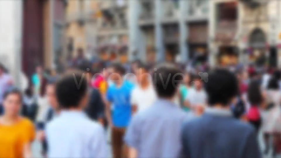 Crowded People On Street  Videohive 3327855 Stock Footage Image 4