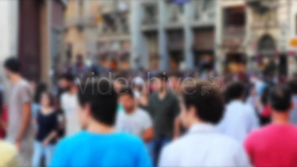 Crowded People On Street  Videohive 3327855 Stock Footage Image 6