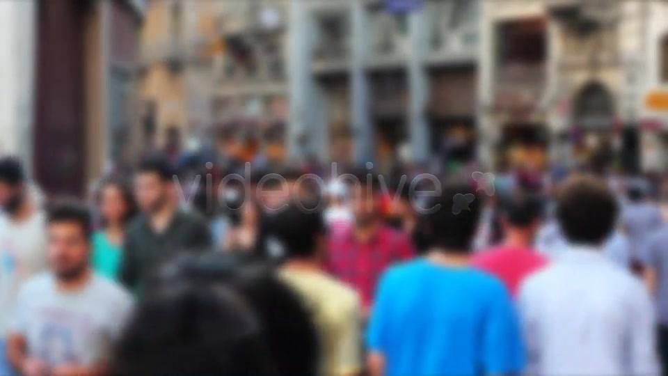 Crowded People On Street  Videohive 3327855 Stock Footage Image 7