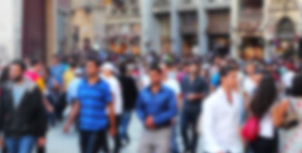 Crowded People On Street  - Videohive 3327855 Download