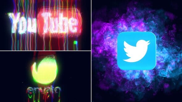 CRT Glitch Logo Reveal - 33783020 Download Videohive