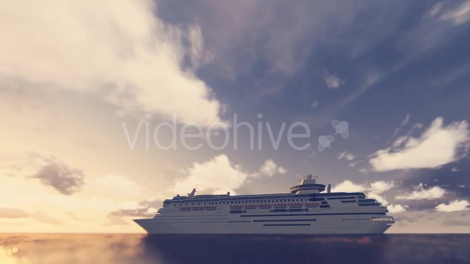 Cruise Ship On The Sea - Download Videohive 16129919