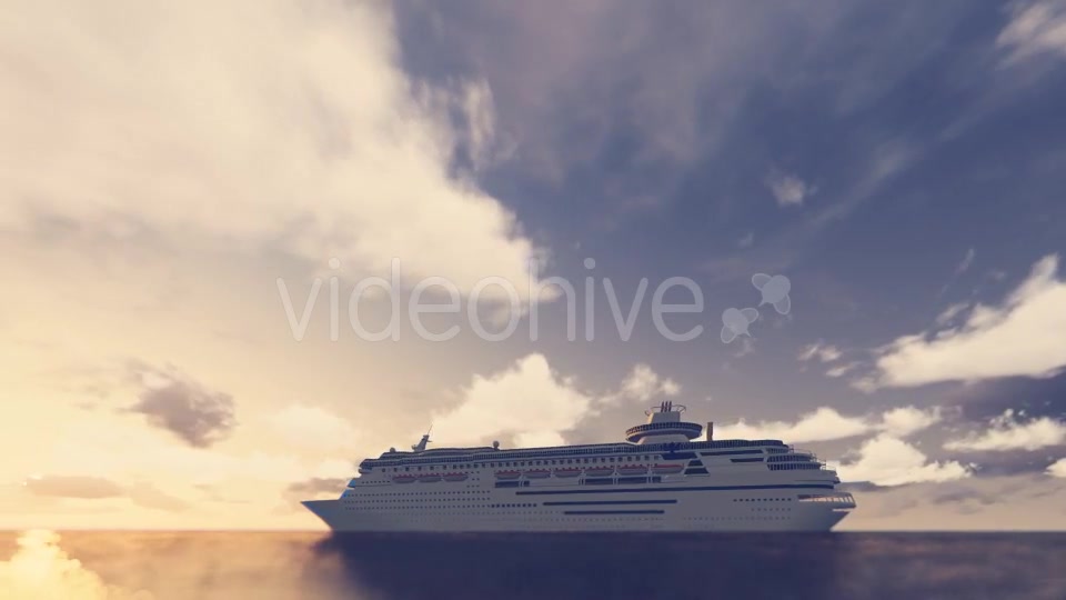 Cruise Ship On The Sea - Download Videohive 16129919