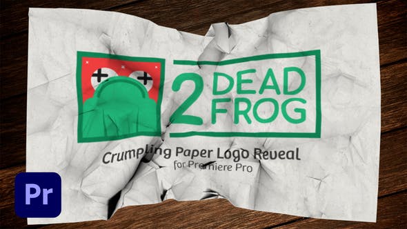 Crumpling Paper Logo Reveal PREMIERE - Videohive 35618524 Download