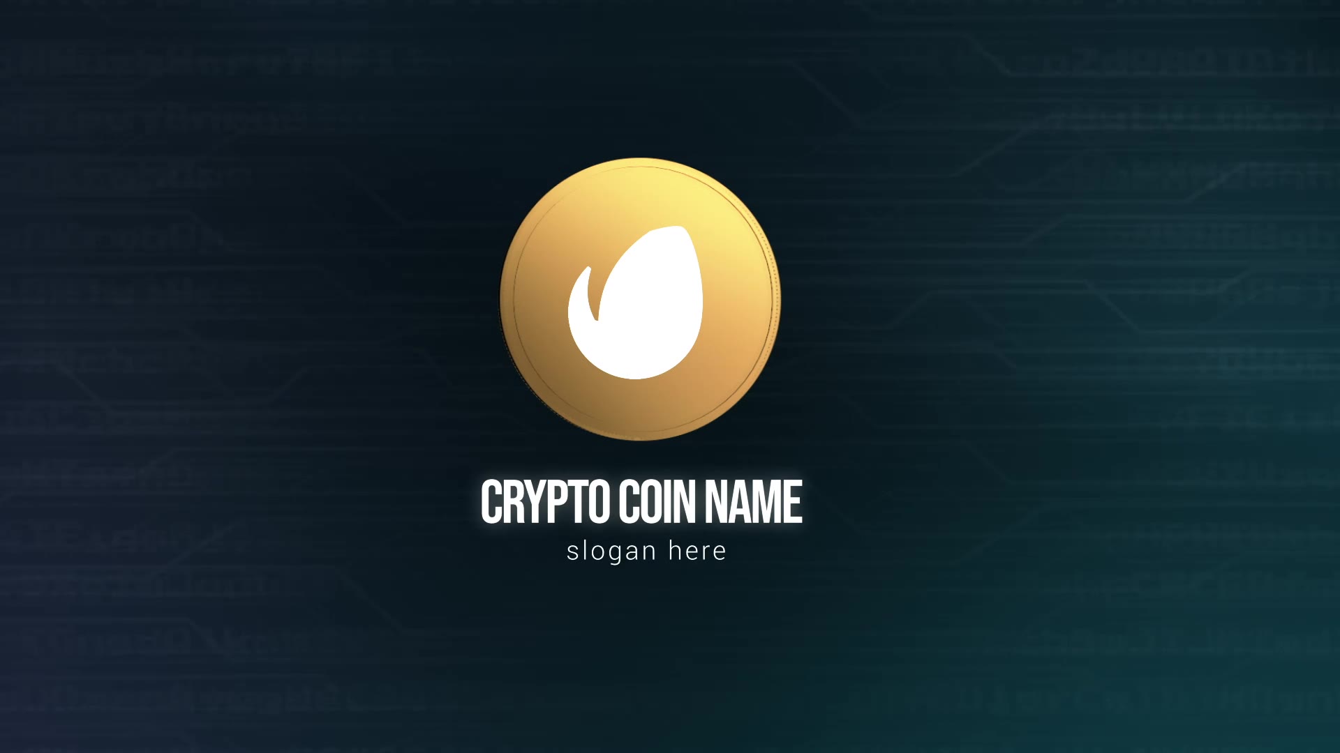 Crypto Coin Logo Reveal Videohive 36519164 Premiere Pro Image 5