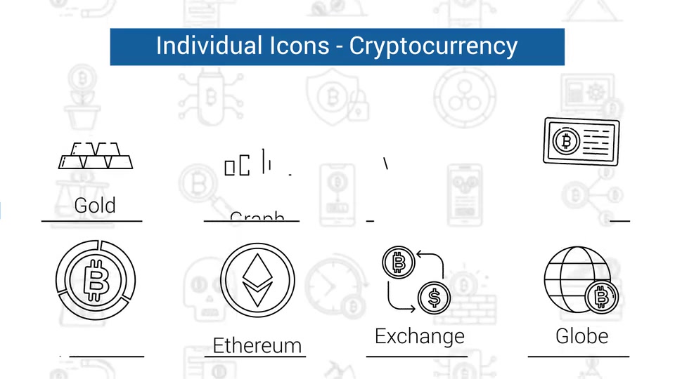Crypto Currency Line Icons Videohive 33982763 After Effects Image 10
