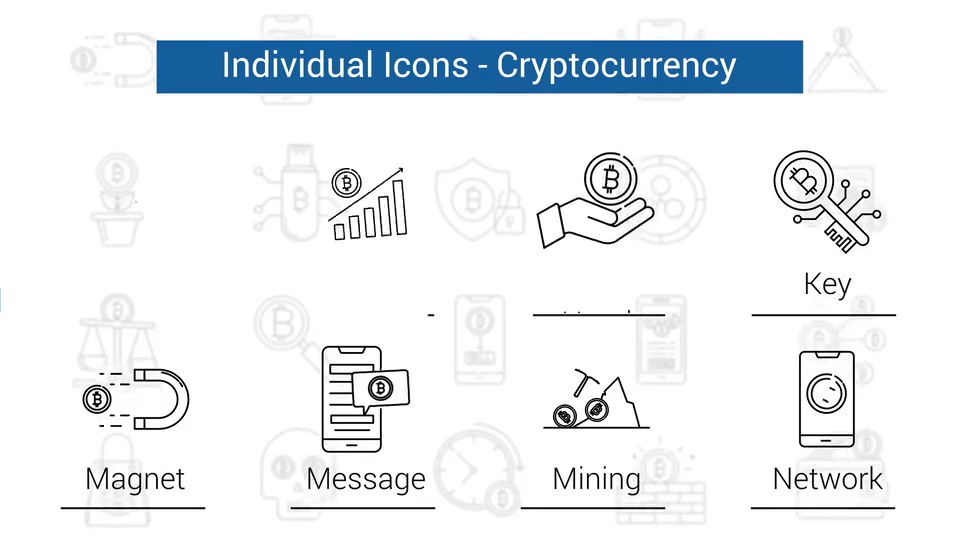 Crypto Currency Line Icons Videohive 33982763 After Effects Image 11
