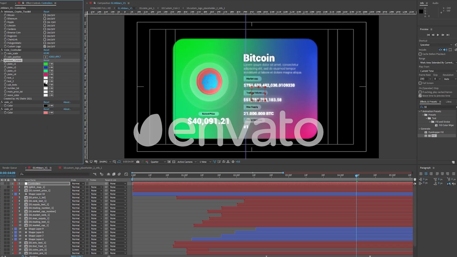 Crypto Elements Toolkit Videohive 32719240 After Effects Image 8