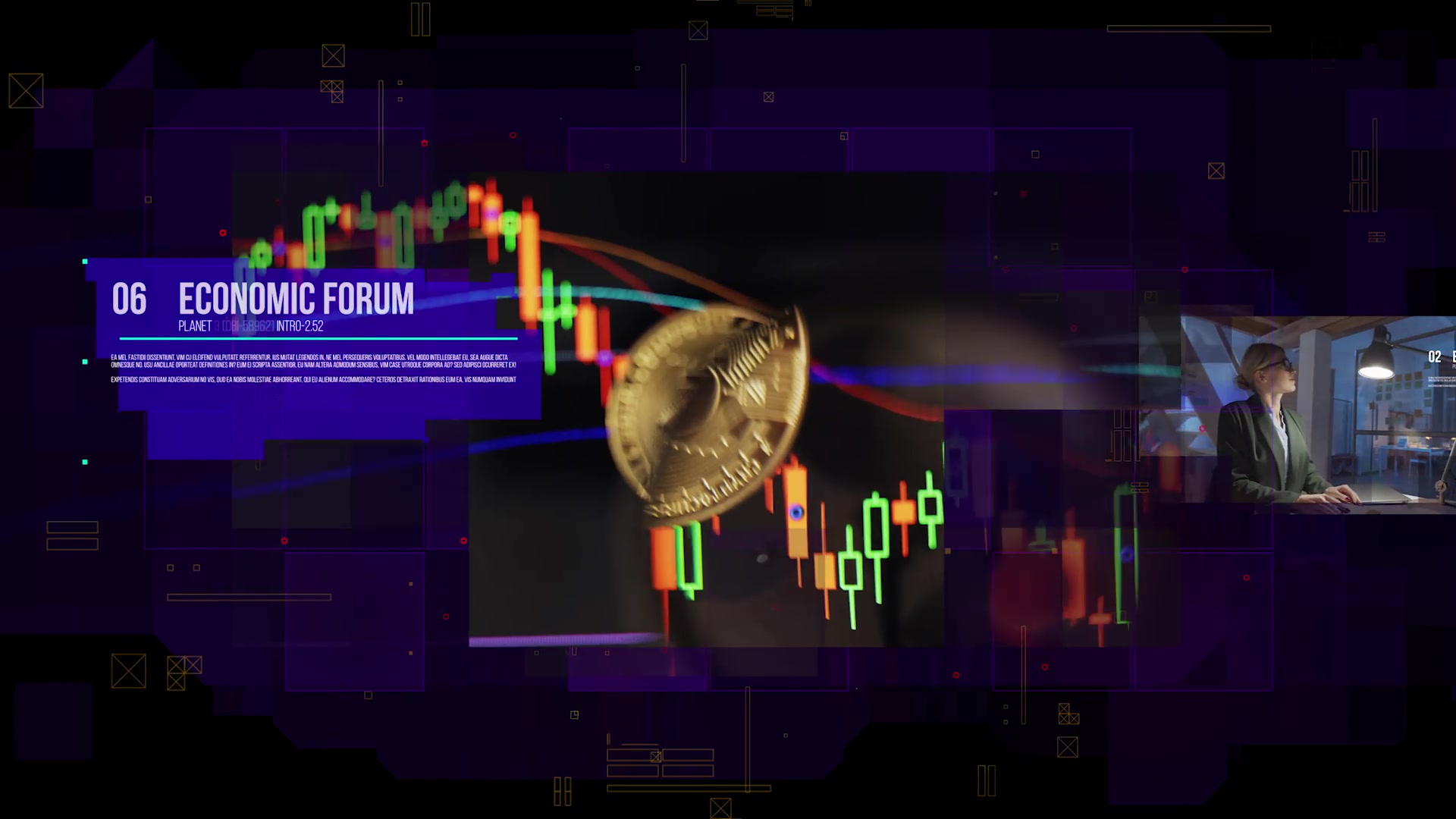 Crypto Stock Market News/ Exchange/ Bourse/ Bitcoin/ USD/ Money/ USA/ Economic/ Politics/ Oil Rig/ I Videohive 33729253 After Effects Image 6