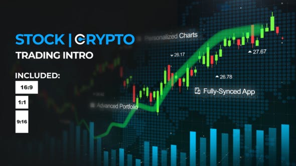 Crypto, Stock Trading Intro - Download 26887420 Videohive