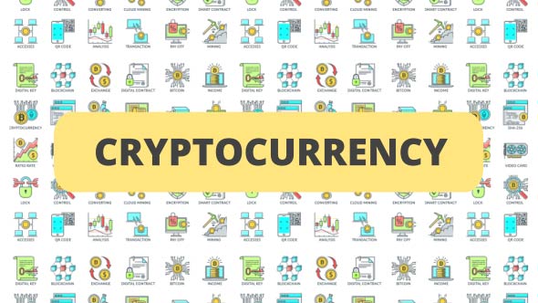 Cryptocurrency 30 Animated Icons - Download Videohive 21481664