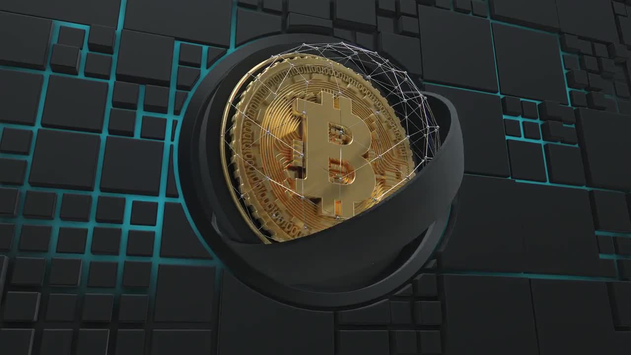 Cryptocurrency, Bitcoin Logo Reveal For Final Cut Pro X Videohive 33704594 Apple Motion Image 1