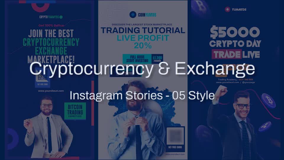 Cryptocurrency & Exchange Instagram Stories Videohive 33677264 After Effects Image 1
