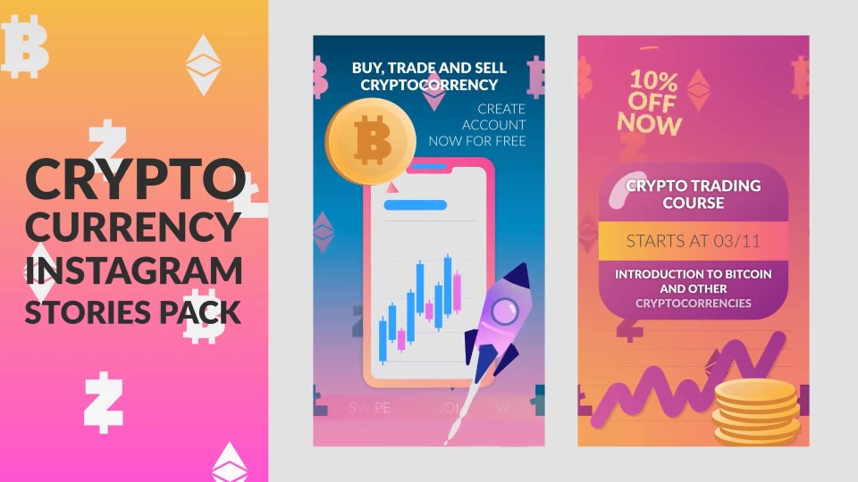 Cryptocurrency Stories Pack Videohive 31516856 After Effects Image 3
